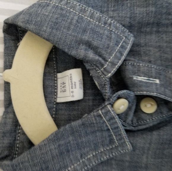 Baby Gap Jean Romper - Picture 2 of 3